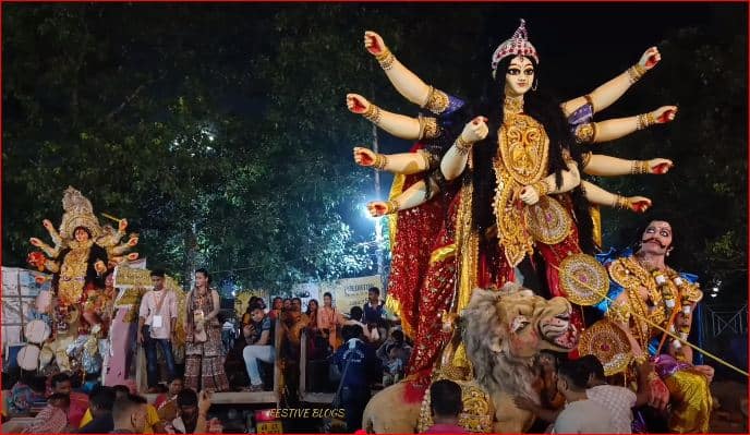 Image of Durga Puja, a Religious Festivals in India